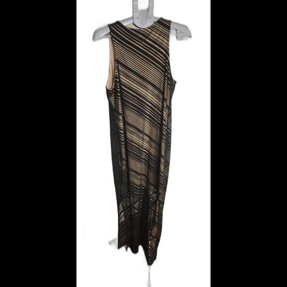 APT. 9 Women's Sheer Maxi Dress - Striped Design, Size XL - Picture 3 of 4